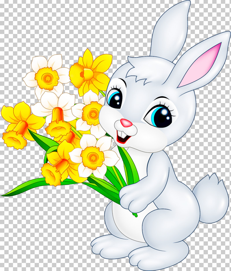 Cartoon Animal Figure Plant Flower Narcissus PNG, Clipart, Animal Figure, Cartoon, Flower, Narcissus, Plant Free PNG Download