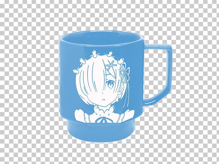 Hasami Coffee Cup Mug Re:Zero − Starting Life In Another World 雷姆 PNG, Clipart, Anime, Blue, Character, Coffee Cup, Collecting Free PNG Download