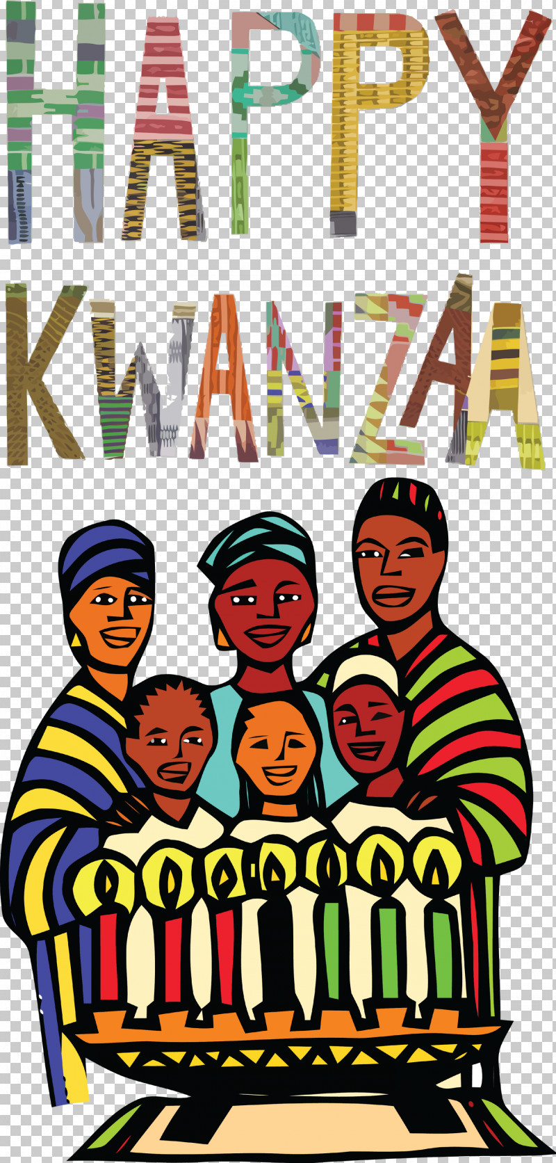 Kwanzaa African PNG, Clipart, African, Cartoon, Christmas Day, Holiday, Kinara Free PNG Download