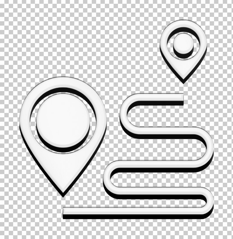 Map Icon Journey Icon Destination Icon PNG, Clipart, Black, Destination Icon, Jewellery, Journey Icon, Line Free PNG Download
