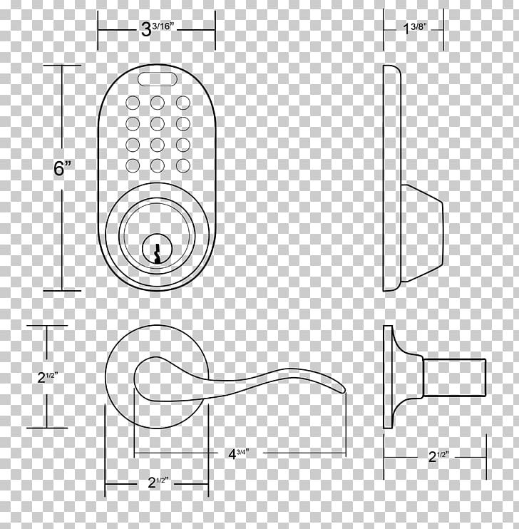 Door Handle Technical Drawing Diagram PNG, Clipart, Angle, Area, Art, Artwork, Black And White Free PNG Download