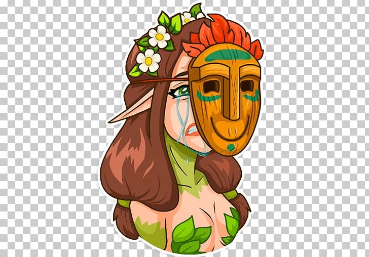 Sticker Nymph Telegram PNG, Clipart, Animated Film, Art, Fictional Character, Flower, Flowering Plant Free PNG Download