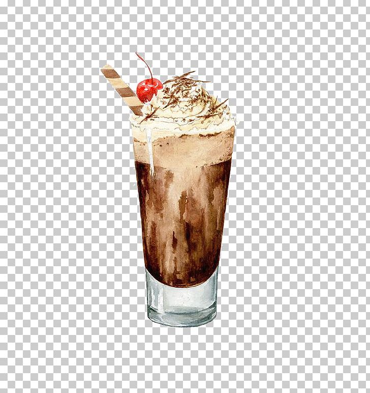 Coffee Watercolor Painting Drawing Drink Illustration PNG, Clipart, Cartoon, Drinking, Food, Frozen Dessert, Hand Free PNG Download