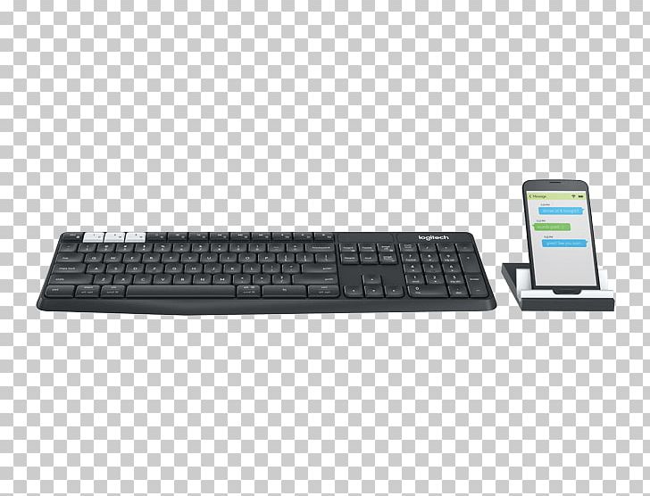 Computer Keyboard Laptop Logitech Unifying Receiver Wireless Keyboard Handheld Devices PNG, Clipart, Computer, Computer Keyboard, Electronic Device, Electronics, Input Device Free PNG Download