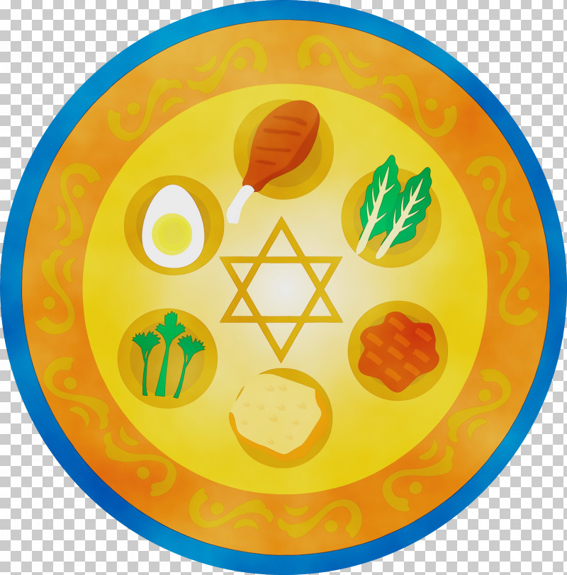 Yellow Circle Tableware Plate PNG, Clipart, Circle, Happy Passover, Paint, Plate, Tableware Free PNG Download