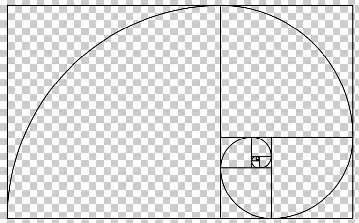 Golden Ratio Golden Spiral Fibonacci Number PNG, Clipart, Angle, Arch, Area, Black, Black And White Free PNG Download