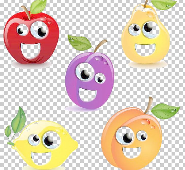 Fruit Auglis Cartoon PNG, Clipart, Comics, Creative Background, Decorative, Emoticon, Encapsulated Postscript Free PNG Download