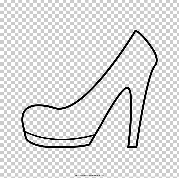 High-heeled Shoe Drawing Absatz Coloring Book PNG, Clipart, Area, Basic Pump, Black, Black And White, Boot Free PNG Download
