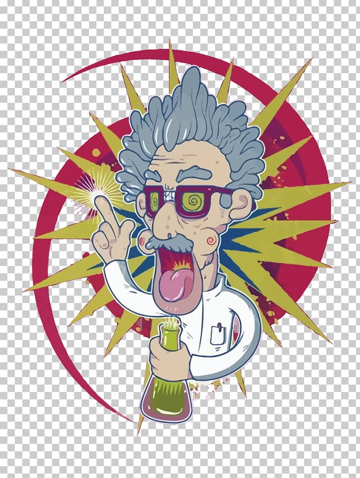 T-shirt Scientist Euclidean Illustration PNG, Clipart, Blast, Cartoon, Fictional Character, Girl Scientist, Hand Free PNG Download