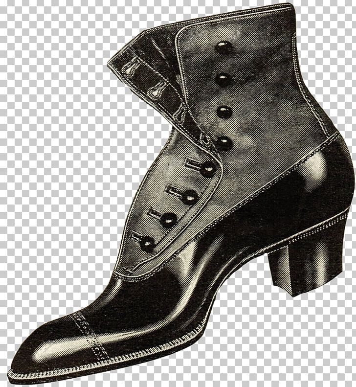Shoe Vintage Clothing Boot PNG, Clipart, Advertising, Antique, Black, Boot, Clothing Free PNG Download