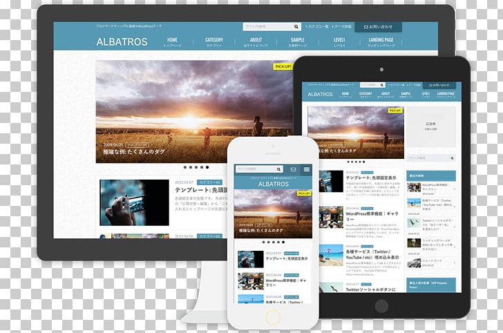 WordPress Responsive Web Design Template Blog PNG, Clipart, Albatros, Blog, Blogger, Brand, Display Advertising Free PNG Download