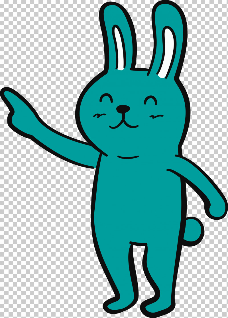 Meter Animal Figurine Cartoon Rabbit Teal PNG, Clipart, Animal Figurine, Cartoon, Cartoon Rabbit, Cute Rabbit, Hm Free PNG Download