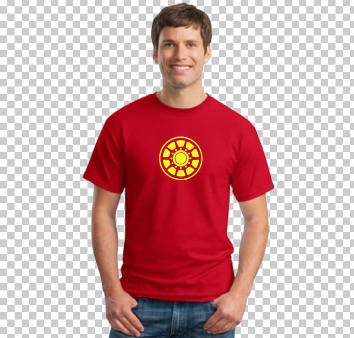 Printed T-shirt Clothing Crew Neck PNG, Clipart, Arc Reactor, Brand, Clothing, Crew Neck, Gildan Activewear Free PNG Download