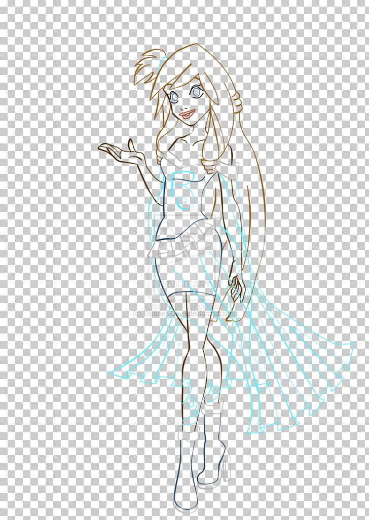 Sketch Illustration Woman Fairy Human PNG, Clipart,  Free PNG Download