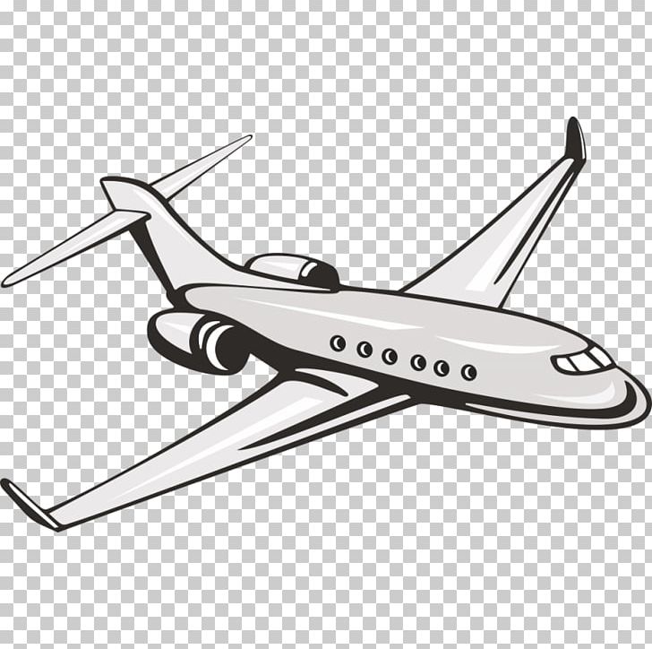 Airplane Jet Aircraft PNG, Clipart, Aerospace Engineering, Aircraft, Airliner, Art, Black And White Free PNG Download