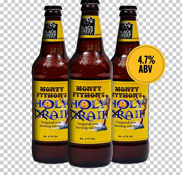 Ale Beer Bottle Black Sheep Brewery Monty Python's Holy Ail PNG, Clipart,  Free PNG Download