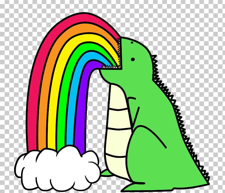 Vomiting Rainbow Dinosaur Color Nose PNG, Clipart, Area, Art, Artwork, Beak, Bird Free PNG Download