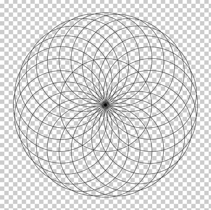 Circle Geometry Pattern PNG, Clipart, Angle, Area, Black And White, Circle, Decorative Arts Free PNG Download
