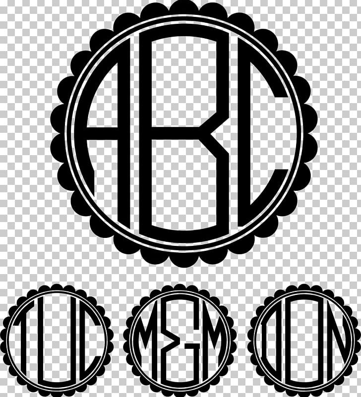 Monogram Decal Initial Font PNG, Clipart, Area, Autocad Dxf, Black And White, Brand, Calligraphy Free PNG Download