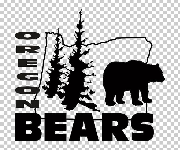 Eagle Portland Oregon Bears Organization Logo PNG, Clipart, Bear, Black, Black And White, Brand, Carnivoran Free PNG Download
