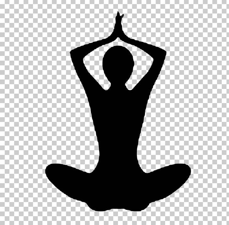 Yoga Lotus Position Logo Png Clipart Black And White Exercise