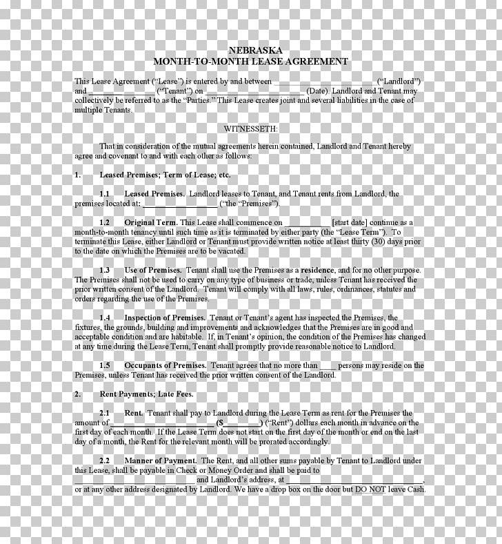 Document Rental Agreement Lease Renting Contract PNG, Clipart, Area, Commercial Property, Contract, Document, Form Free PNG Download