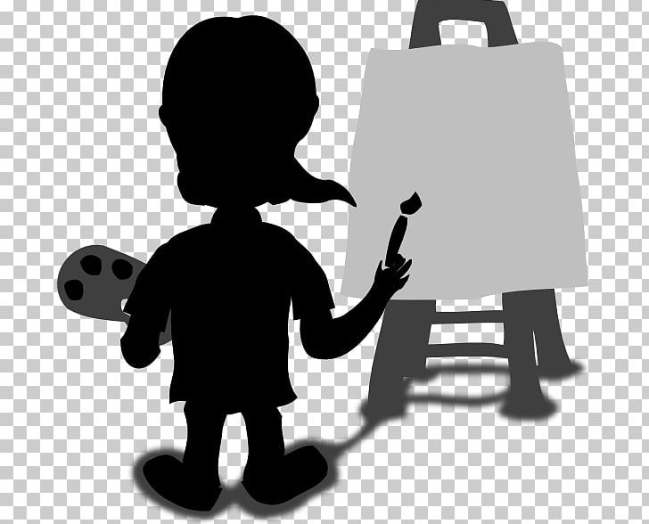 Silhouette Painting Cartoon PNG, Clipart, Animals, Art, Artist, Black And White, Canvas Free PNG Download