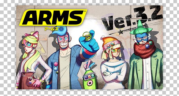 arms video game nintendo switch