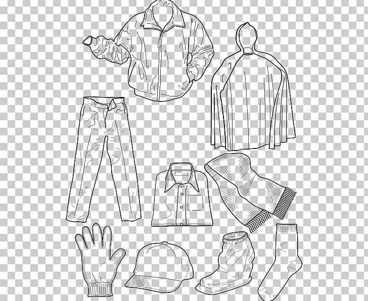 Jacket Winter Clothing Sock PNG, Clipart, Artwork, Black And White, Costume Design, Drawing, Dress Free PNG Download