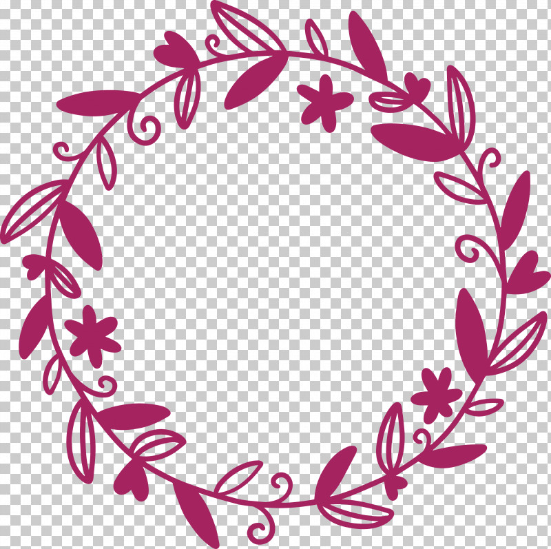 Christmas Frame Floral Frame Flower Frame PNG, Clipart, Christmas Frame, Circle, Floral Frame, Flower Frame, Magenta Free PNG Download