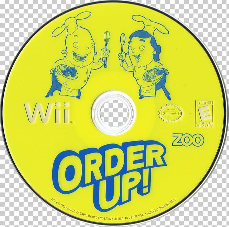 Order Up! Wii Video Game SuperVillain Studios PNG, Clipart, Area, Brand, Circle, Compact Disc, Compact Disk Free PNG Download