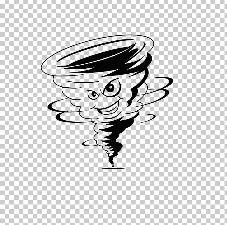 Tornado Cartoon Wind Storm PNG, Clipart, Art, Black, Black And White, Brush Stroke, Cloud Free PNG Download