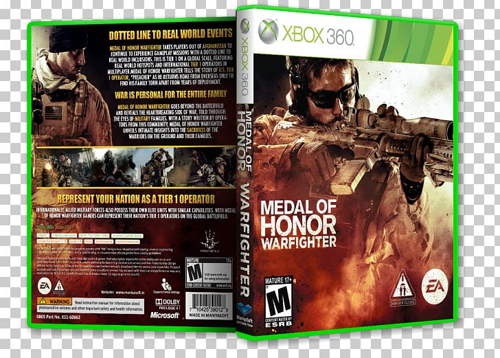 Xbox 360 Medal Of Honor: Warfighter PC Game PNG, Clipart, Action Game, Electronic Device, Firstperson Shooter, Gadget, Game Free PNG Download