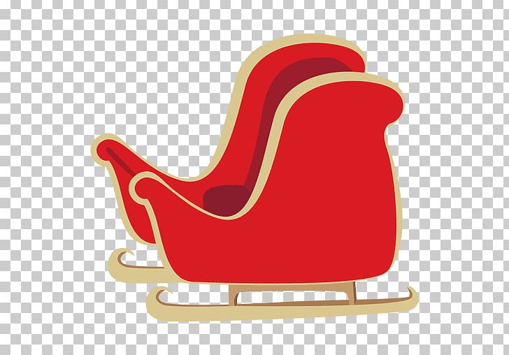 Santa Claus Sled Christmas Reindeer PNG, Clipart, Chair, Christmas, Christmas Card, Drawing, Furniture Free PNG Download