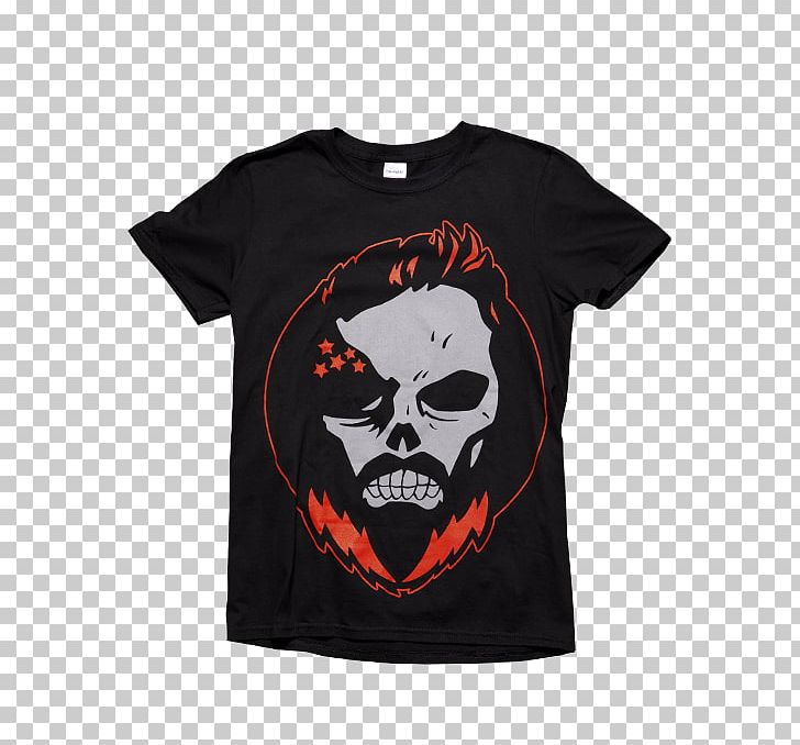 T-shirt Sleeve Skull Font PNG, Clipart, Black, Black M, Brand, Clothing, Neck Free PNG Download