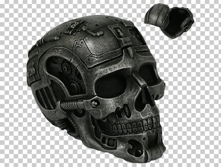 Terminator Skull Cyborg Calavera Robot PNG, Clipart, Bicycle Helmet, Bone, Box, Calavera, Casket Free PNG Download