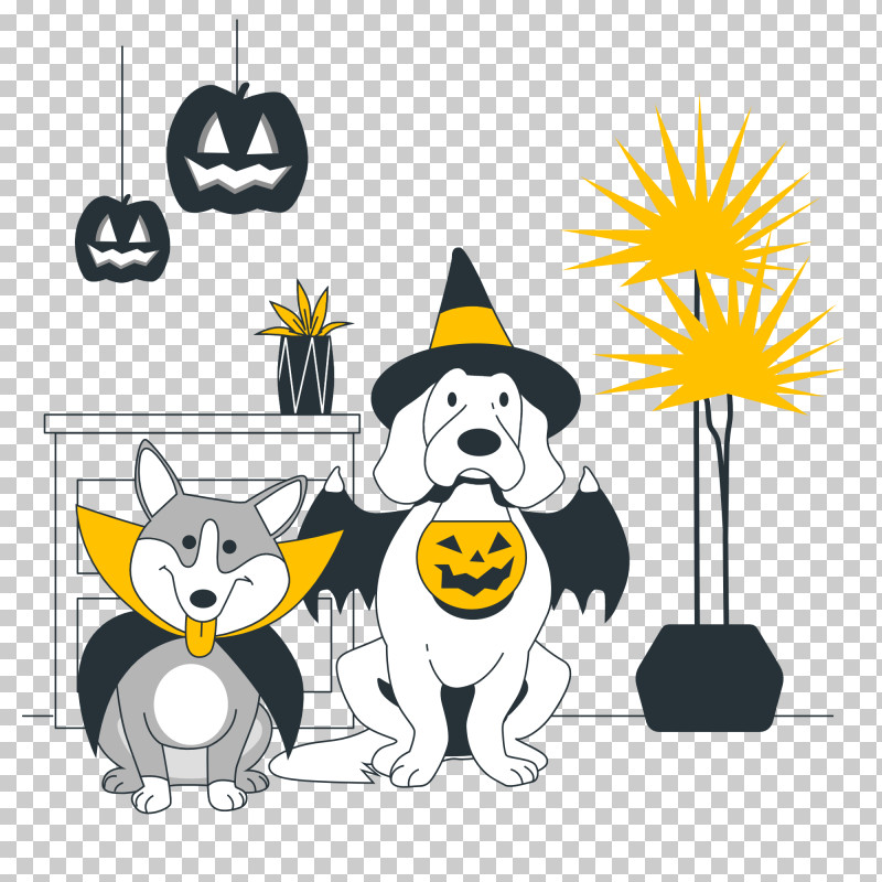 Halloween PNG, Clipart, Cartoon, Cat, Dog, Flower, Halloween Free PNG Download