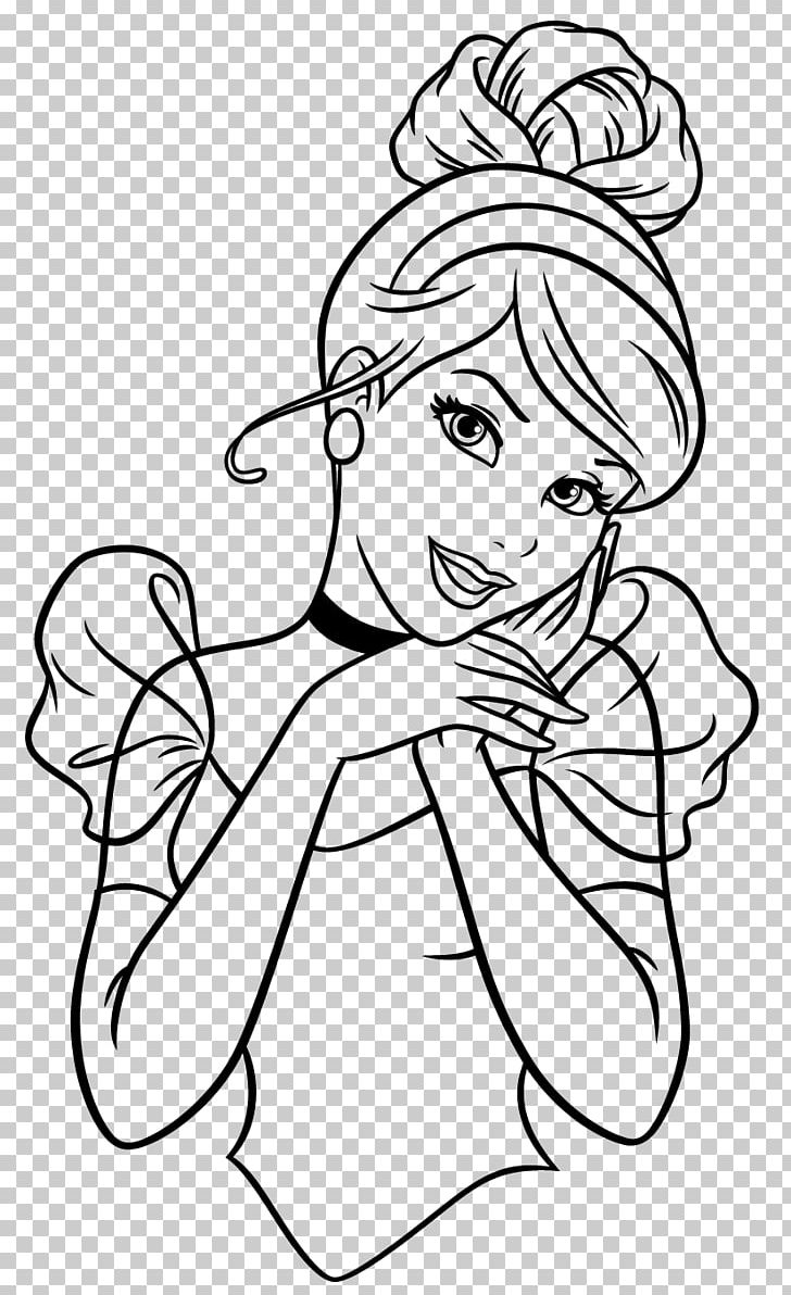 Cinderella Snow White Belle Drawing Coloring Book Png Clipart Arm Beauty And The Beast Belle Black