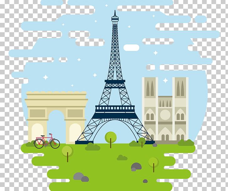 Eiffel Tower Arc De Triomphe Monument PNG, Clipart, Decorative Elements, Download, Drawing, Elements, Element Vector Free PNG Download