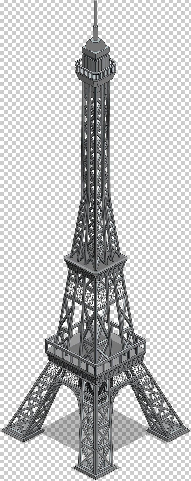 Eiffel Tower The Simpsons: Tapped Out Marge Simpson Homer Simpson PNG, Clipart, Black And White, Building, Eiffel Tower, France, Game Free PNG Download