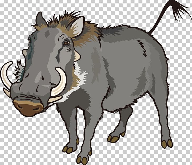 Common Warthog Can Stock Photo PNG, Clipart, Animal, Animals, Cartoon, Cartoon Animals, Cow Goat Family Free PNG Download