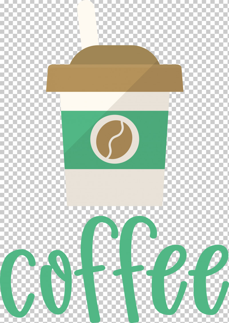 Coffee PNG, Clipart, Coffee, Geometry, Green, Line, Logo Free PNG Download