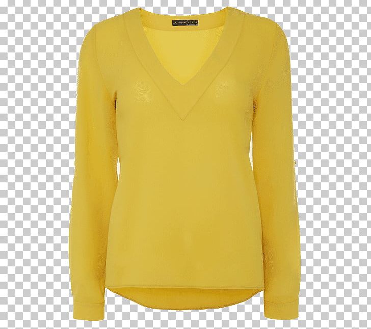 T-shirt Sleeve Yellow Blouse Clothing PNG, Clipart, Blouse, Clothing, Collar, Fashion, Jersey Free PNG Download