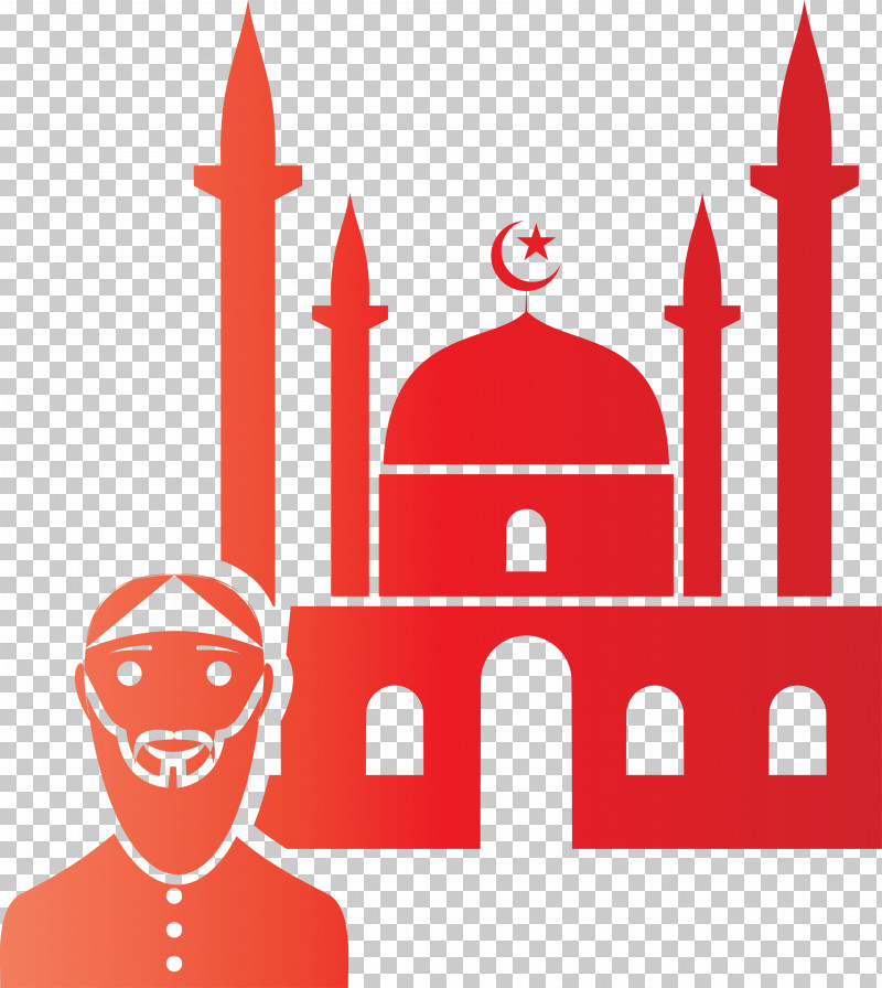 Islam PNG, Clipart, Islam, Line, Mosque, Place Of Worship, Red Free PNG Download