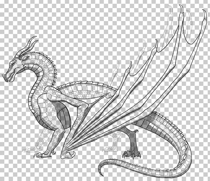 Wings Of Fire Coloring Book Dragon PNG, Clipart, Adult, Animal Figure, Art, Artwork, Black And White Free PNG Download