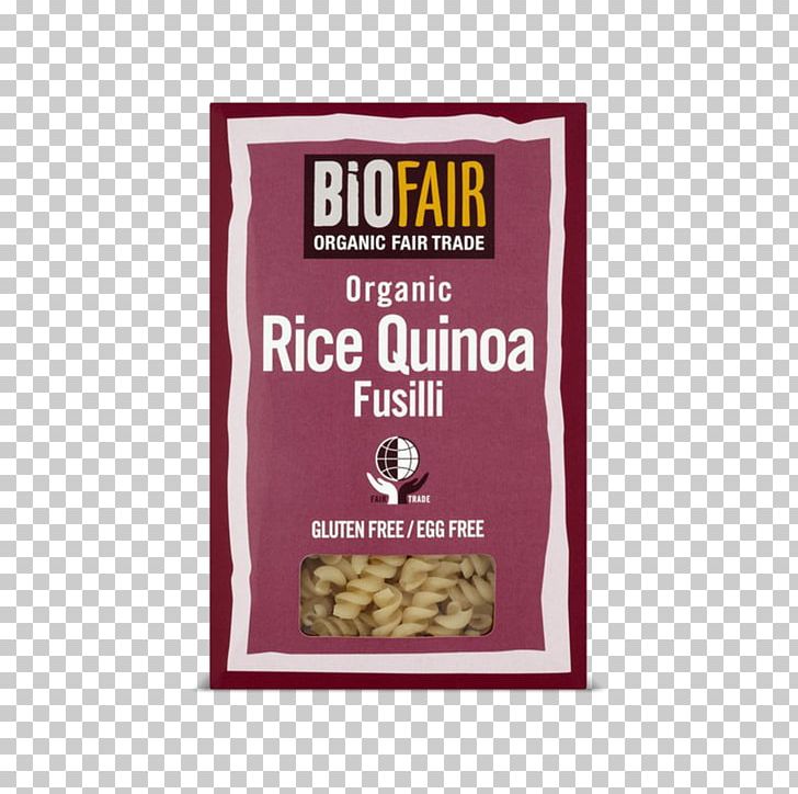 Organic Food Pasta Quinoa Fusilli Spaghetti PNG, Clipart, Cereal, Fair Trade, Flavor, Flour, Food Free PNG Download