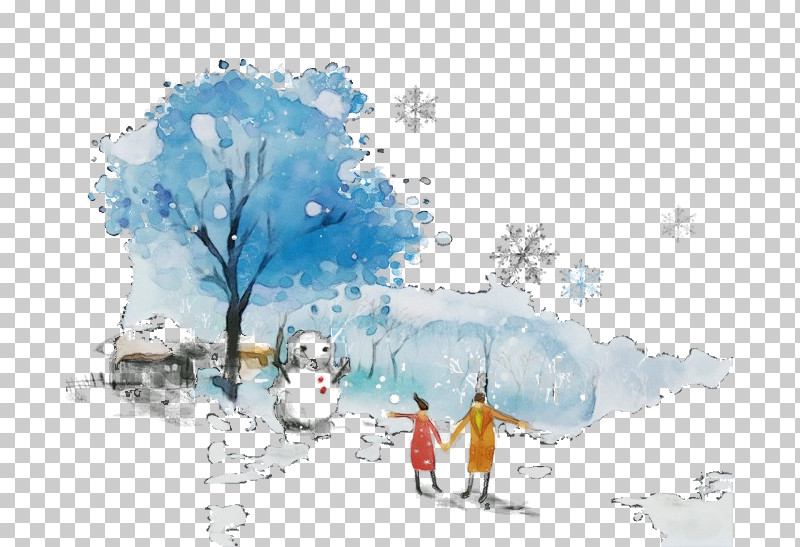 Watercolor Paint Tree Winter Snow PNG, Clipart, Paint, Snow, Tree, Watercolor, Watercolor Paint Free PNG Download