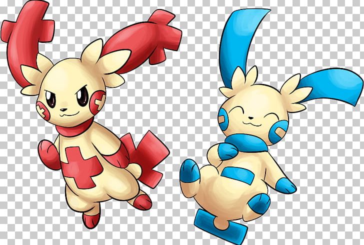 Rabbit Minun Plusle Evolution Pokémon PNG, Clipart, Animals, Art, Cartoon, Deer, Deviantart Free PNG Download
