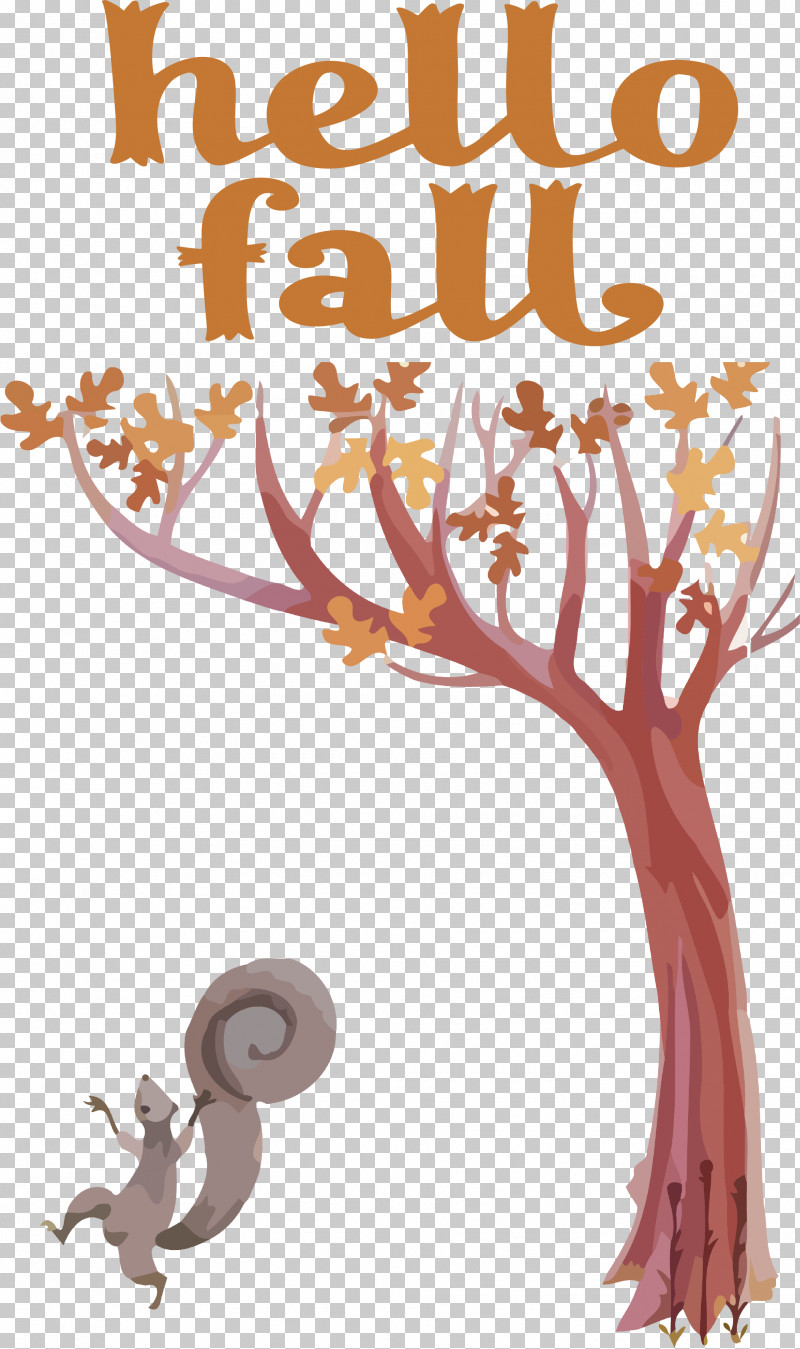 Hello Fall Fall Autumn PNG, Clipart, Autumn, Biology, Cartoon, Fall, Flower Free PNG Download