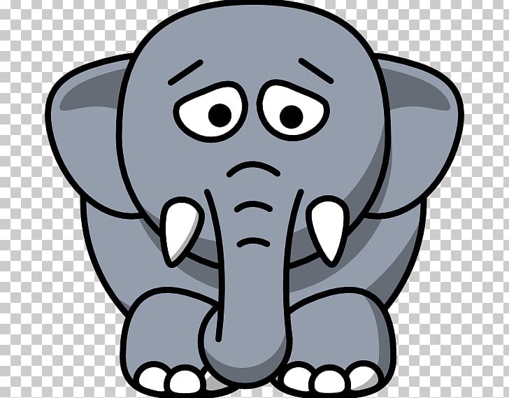 Elephant Cartoon Drawing PNG, Clipart, Afr, Artwork, Black And White, Carnivoran, Dog Like Mammal Free PNG Download